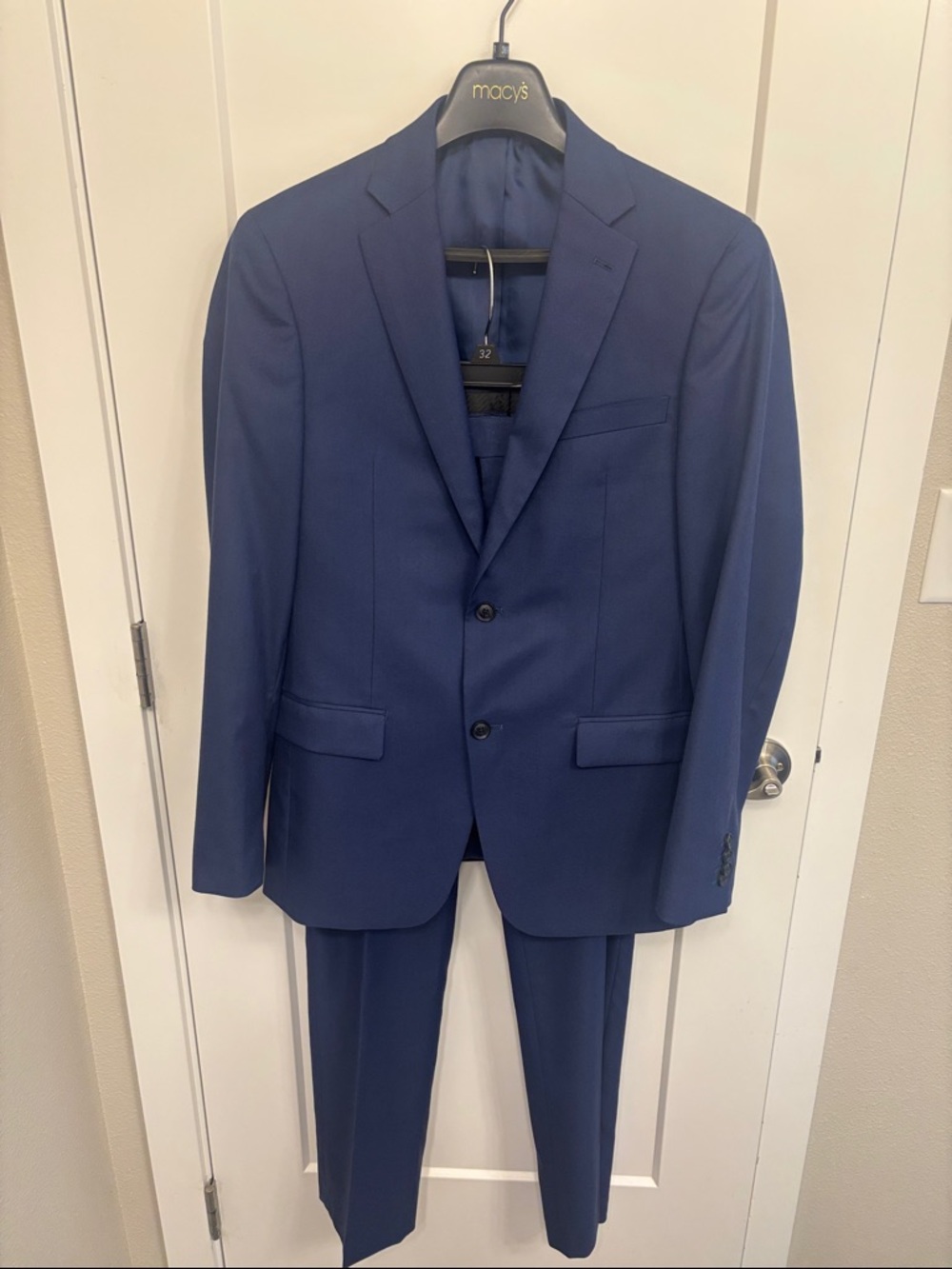 Alfani Men's Slim Fit Blue Two-Piece Suit